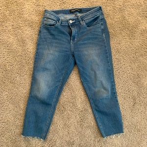 Petite ankle cropped jeans